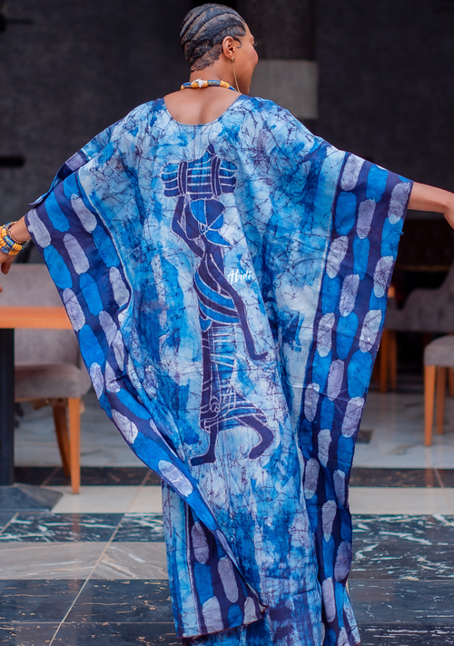 Boubou bleu